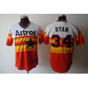 mlb houston astros #34 ryan orange