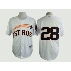 mlb jerseys houston astros #28 white