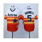 mlb jerseys houston astros #5 bagwell white-orange[m&n]