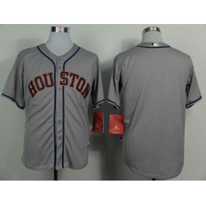 mlb jerseys houston astros blank grey