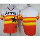 mlb jerseys houston astros blank orange-white[m&n]