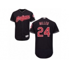 Cleveland Indians #24 Andrew Miller Navy Blue Flexbase Authentic Collection MLB Jersey