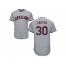 Cleveland Indians #30 Joe Carter Grey Flexbase Authentic Collection Stitched Baseball Jersey