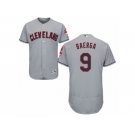 Cleveland Indians #9 Carlos Baerga Grey Flexbase Authentic Collection MLB Jersey