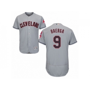 Cleveland Indians #9 Carlos Baerga Grey Flexbase Authentic Collection MLB Jersey