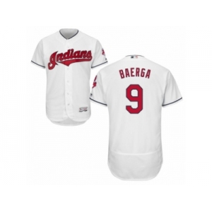 Cleveland Indians #9 Carlos Baerga White Flexbase Authentic Collection MLB Jersey