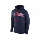 Cleveland Indians Nike Cooperstown Performance Pullover Navy Blue MLB Hoodie