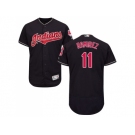 Men Cleveland Indians #11 Jose Ramirez Navy Blue Flexbase Authentic Collection Stitched MLB Jersey