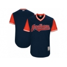 Men's 2017 Little League World Series Cleveland Indians Navy Jersey