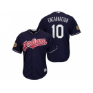 Men's Cleveland Indians #10 Edwin Encarnacion 2017 Spring Training Cool Base Stitched MLB Jersey