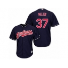 Men's Majestic Cleveland Indians #37 Cody Allen Replica Navy Blue Alternate 1 Cool Base MLB Jersey