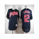 mlb jerseys cleveland indians #12 lindor blue