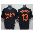 Baltimore Orioles #13 Manny Machado Black New Cool Base Stitched Baseball Jersey