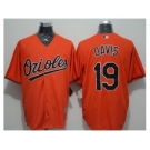 Baltimore Orioles #19 Chris Davis Orange New Cool Base Stitched Baseball Jersey