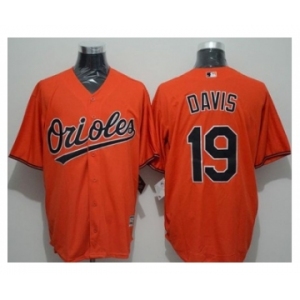 Baltimore Orioles #19 Chris Davis Orange New Cool Base Stitched Baseball Jersey