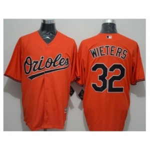 Baltimore Orioles #32 Matt Wieters Orange New Cool Base Stitched Baseball Jersey