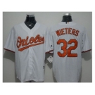 Baltimore Orioles #32 Matt Wieters White New Cool Base Stitched Baseball Jersey