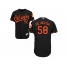 Baltimore Orioles #58 Jeremy Hellickson Black Flexbase Authentic Collection MLB Jersey