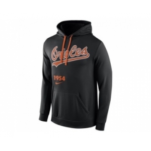 Baltimore Orioles Nike Cooperstown Performance Pullover Black MLB Hoodie