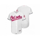 Baltimore Orioles White Home 2016 Mother's Day Flex Base Jersey