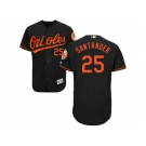 Men Baltimore Orioles #25 Anthony Santander Black Flexbase Authentic Collection Stitched MLB Jersey