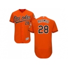 Men Baltimore Orioles #28 Colby Rasmus Orange Flexbase Authentic Collection Stitched MLB Jersey