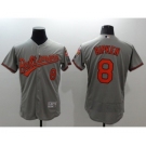 Men Baltimore Orioles #8 Cal Ripken Majestic Gary Flexbase Authentic Collection Player Jersey