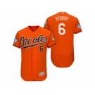 Men's Baltimore Orioles #6 Jonathan Schoop 2017 Spring Training Flex Base Authentic Collection Stitched Baseball Jersey