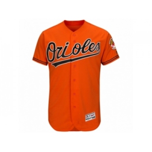 Men's Baltimore Orioles Majestic Blank Orange Alternate Flexbase Authentic Collection Team Jersey