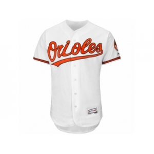 Men's Baltimore Orioles Majestic Blank White Alternate Flexbase Authentic Collection Team Jersey