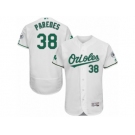 Men's Majestic Baltimore Orioles #38 Jimmy Paredes White Celtic Flexbase Authentic Collection MLB Jersey