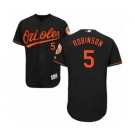 Men's Majestic Baltimore Orioles #5 Brooks Robinson Black Flexbase Authentic Collection MLB Jersey