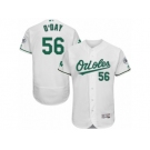 Men's Majestic Baltimore Orioles #56 Darren O'Day White Celtic Flexbase Authentic Collection MLB Jersey