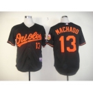 mlb jerseys baltimore orioles #13 machado black