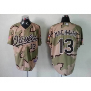 mlb jerseys baltimore orioles #13 machado camo
