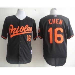mlb jerseys baltimore orioles #16 chen black
