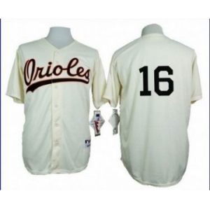 mlb jerseys baltimore orioles #16 chen cream[m&n]