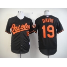 mlb jerseys baltimore orioles #19 davis black