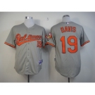 mlb jerseys baltimore orioles #19 davis grey