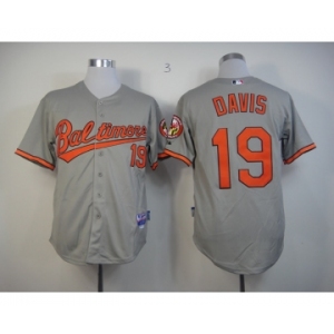 mlb jerseys baltimore orioles #19 davis grey