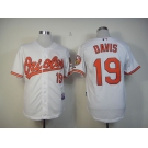 mlb jerseys baltimore orioles #19 davis white