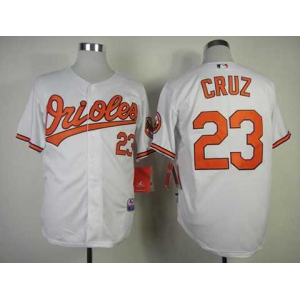 mlb jerseys baltimore orioles #23 cruz white