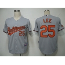 mlb jerseys baltimore orioles #25 lee grey (cool base)