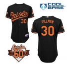 mlb jerseys baltimore orioles #30 tillman black[60 th]