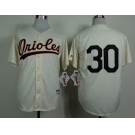 mlb jerseys baltimore orioles #30 tillman cream[1954 m&n]