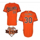 mlb jerseys baltimore orioles #30 tillman orange[60 th]