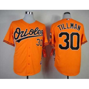 mlb jerseys baltimore orioles #30 tillman orange