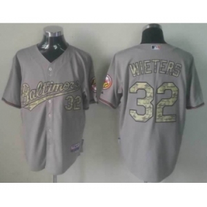 mlb jerseys baltimore orioles #32 wieters grey[number camo]