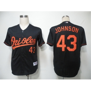 mlb jerseys baltimore orioles #43 johnson black