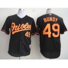 mlb jerseys baltimore orioles #49 bundy black